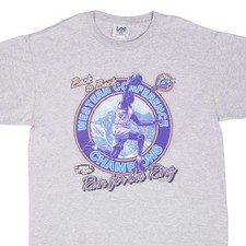 VINTAGE NBA UTAH JAZZ WESTERN CONFERENCE CHAMPIONS TEE SHIRT 1990S XL