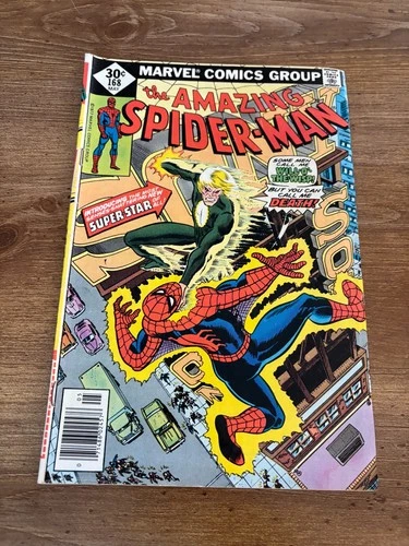 Amazing Spider-Man # 168 FN Marvel Comic Book Goblin Kingpin Mary Jane 1 J438