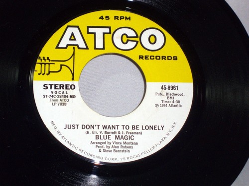 Blue Magic:  Just Don't Want to be Lonely / Sideshow  [Near mint mfg. sleeve ]
