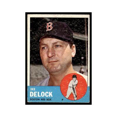 1963 Topps (Damaged) Ike Delock Red Sox #136