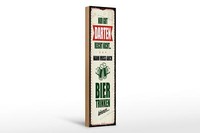 Holzschild Spruch 10X46 Cm Nur Gut Darten Reicht Nicht Muss Bier Trinken Schild