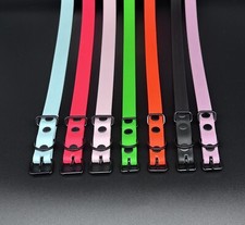 Waterproof Polymer Dog Lead  Metal Buckle  Black Rivets  Ultra Durable