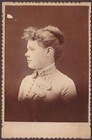 Charlotte Lincoln Ham Sturtevant Cabinet Photo - Livermore Falls, Maine