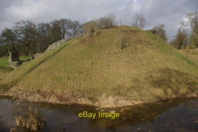 Photo 6x4 Berkhamsted Castle Two children can be seen scrambling up the s c2010