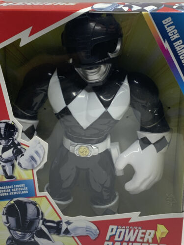 Saban's Power Rangers Mega Mighties "Black Ranger" 10" Poseable Action Figure - Picture 1 of 8