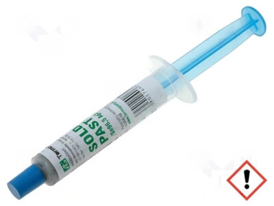 6 Gramm Lötzinn Lötpaste in Spritze für SMD BGA Löten mit Flussmittel Solder