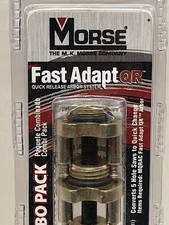 MK Morse MQR5812C 9/16” And 1-1/4”-Inch Thread Fast Adapt QR Adapter, 5-Pack
