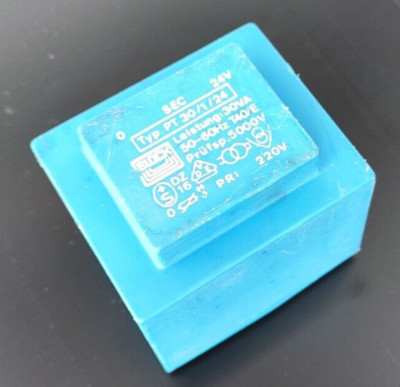 Print-Trafo BLOCK PT30/1/24 30VA pri. 220V / 230V sec. 24V 4