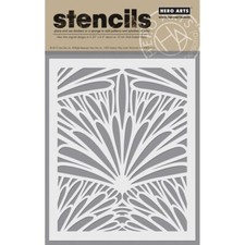 New Hero Arts "TROPICAL BACKGROUND" Stencil SA048