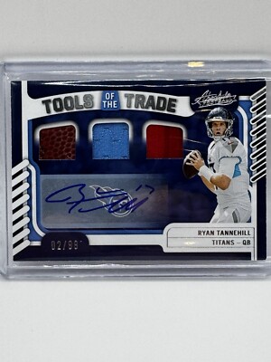 2022 Panini Absolute Tools of the Trade Patch Auto #TTT-4 Ryan Tannehill /99
