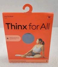 Thinx for All Lace Trim Brief Women's Size 1X Leakproof Period Underwear 1 Pair