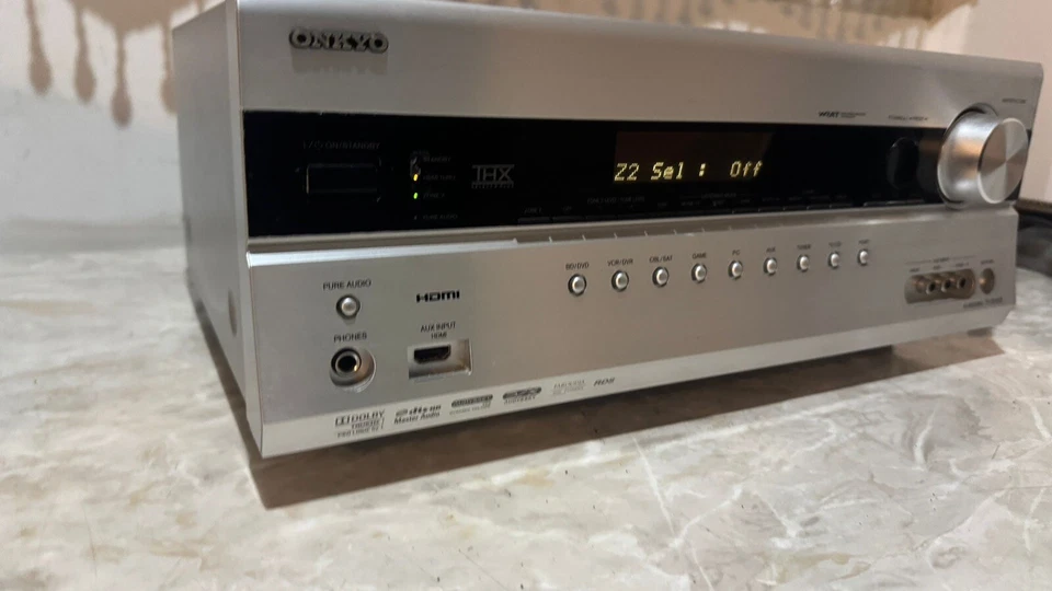 Onkyo TX-SR608 AV-Receiver 7.2 160W/ch HDMI ARC THX Select2 Plus DtsHD DolbyTrue - Bild 2 von 4