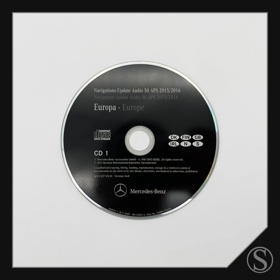 Mercedes-Benz Europa Navigations-Update AUDIO 50 APS 2015/2016 A2118270501 - Bild 2 von 4