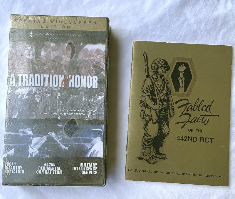 442nd RCT 100th Battalion MIS  Video Tape Booklet Hawaii WW II