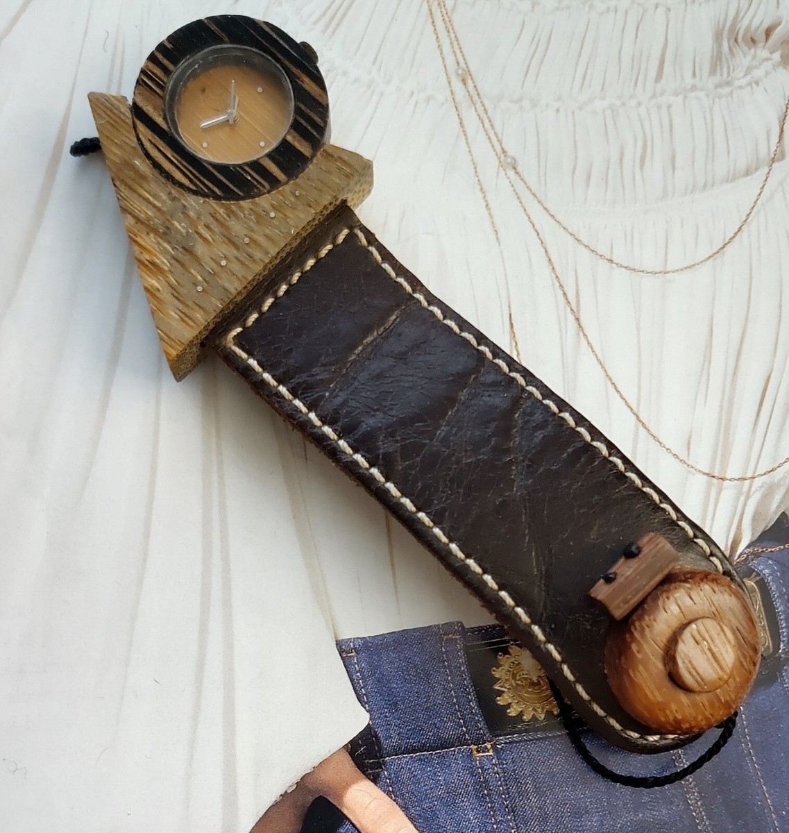 Watches Relojes Mistura Mujer Reloj Mistura Juno Madera Hecha A