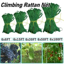 50/100FT Heavy Duty Trellis Netting Polyester Grow Net for Plant Climbing Garden