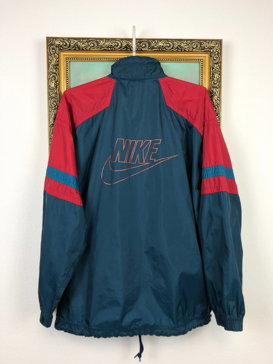 Vintage 90's Nike Jacket Track Top Windbreaker Rare Hype Nylon