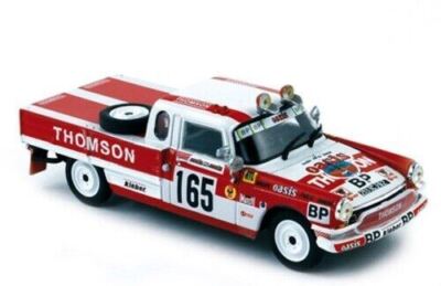 1/43 Norev 474445 Peugeot 404 Pick-up 1979 Paris Dakar #165 Andre & Puyfoulhoux
