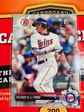 V12 2017 Bowman Draft Silver #BD-190 Ricardo De La Torre /499
