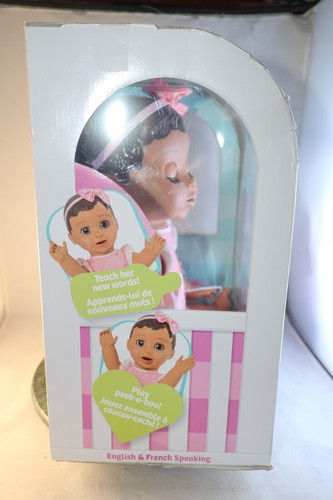 Spin Master Luvabella Interactive Baby Doll Brunette Brown Hair/Eyes 18" NIB - Picture 6 of 10