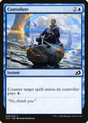 Magic the Gathering (mtg): IKO: Convolute  (x 4)