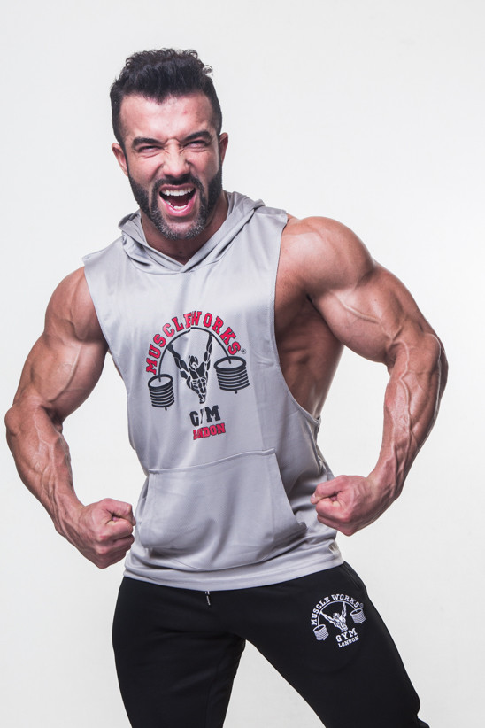 Canottiera Uomo Muscle Gym - Stringer In Cotone Per Allenamento E Bodybuilding - Foto 11