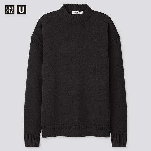 MEN UNIQLO U MIDDLE GAUGE MOCK-NECK 