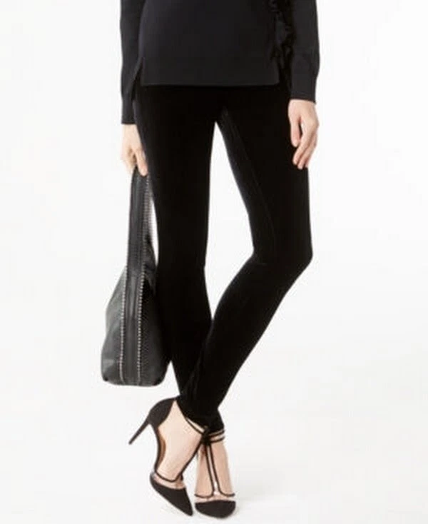 Pantalones ajustados de terciopelo International Concepts Petite