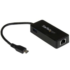 StarTech USB 3.0 Type C to Gigabit Ethernet Network Adapter with USB 3.0 Port