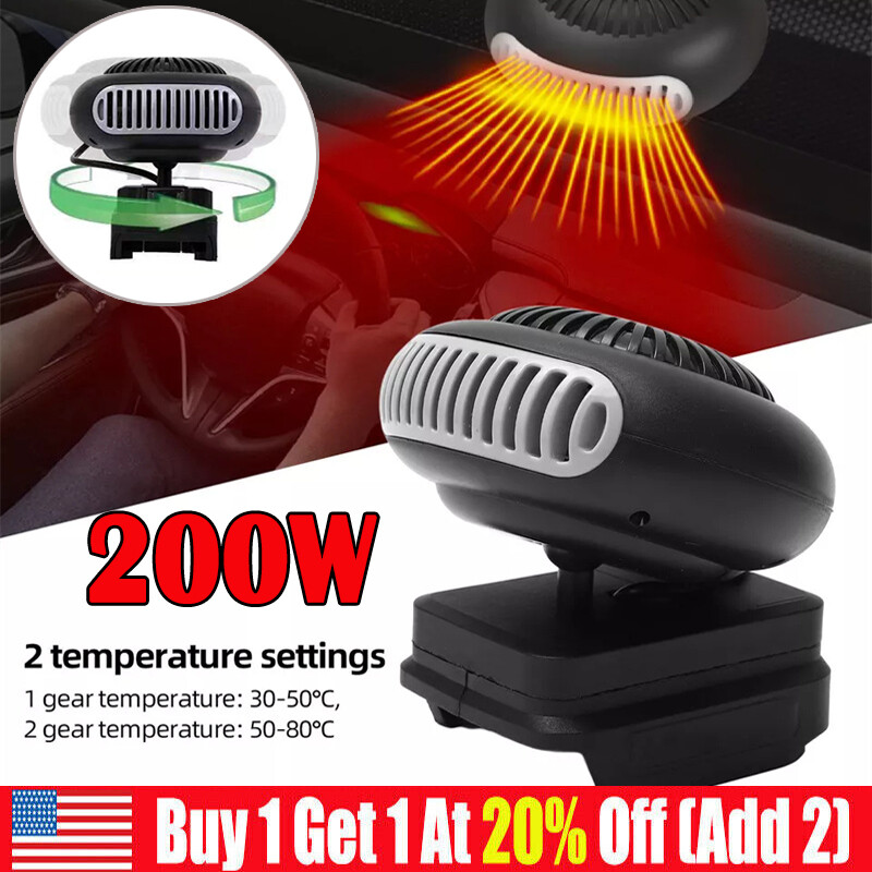 Space Heater 12-48V Battery Powered Electric Heater Fan For BL15 BL1820 BL1840-image