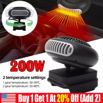 #ad Space Heater 12 48V Battery Powered Electric Heater Fan For BL15 BL1820 BL1840 $18.99
