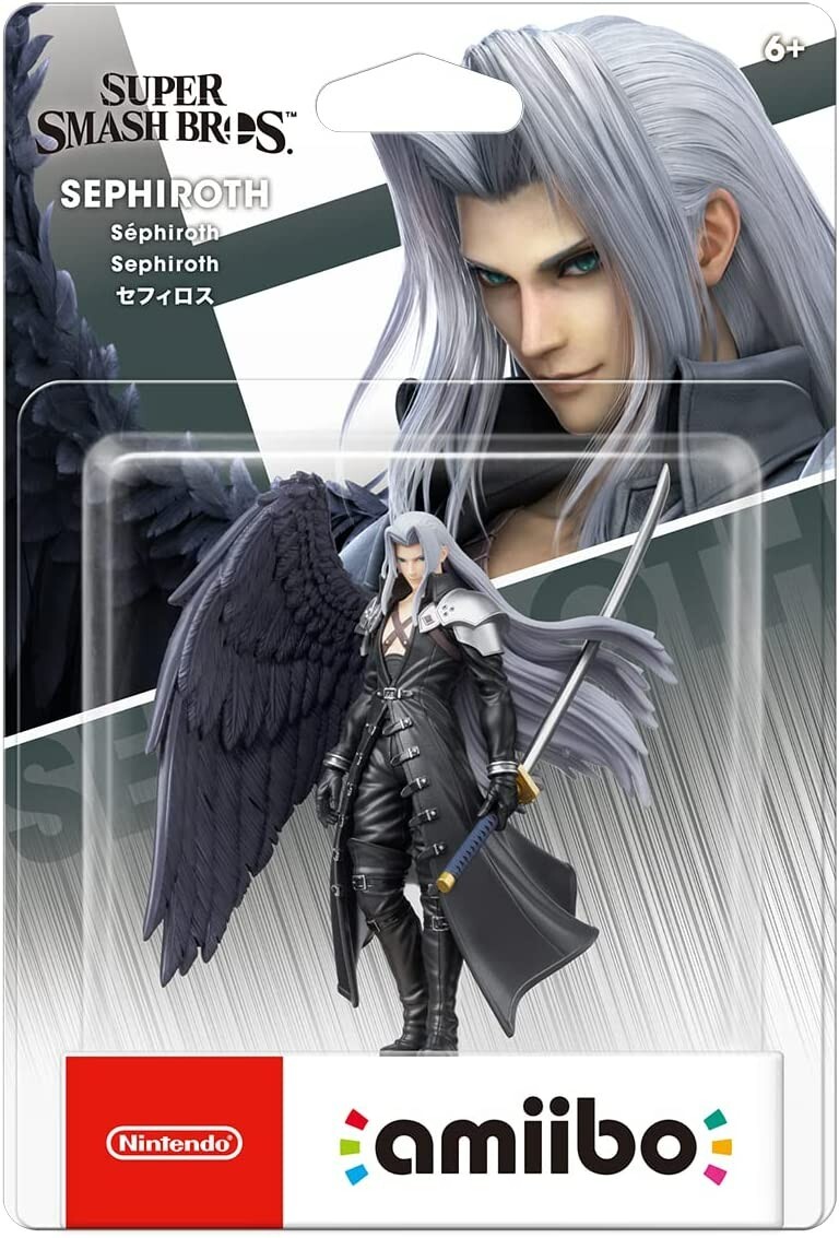 Amiibo Sephiroth Super Smash Bros. Nintendo switch Figure