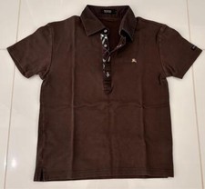 Men JP-size M Polo Polo Shirt Burberry Black Label Cleaned Tops JPN Original