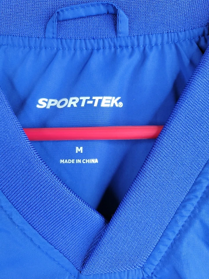 Chaqueta de golf pulóver azul con logotipo de Carrier mediana para hombre Foto 2 de 4