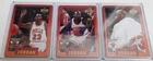 (3) 1996 Upper Deck Orange Michael Jordan All Metal Card #'s 1, 3, 4  Bulls, HOF