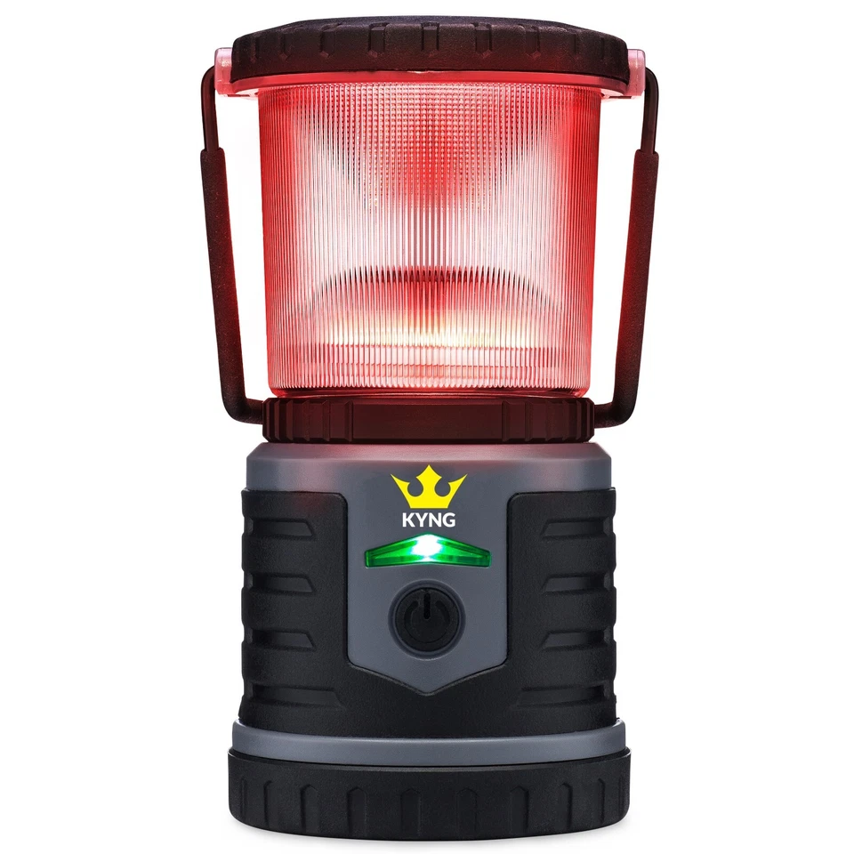 Linterna LED recargable KYNG para camping, uso de emergencia, exterior y hogar Foto 3 de 4