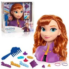 Disney Frozen 2 Anna styling heads, 14 pieces , Purple
