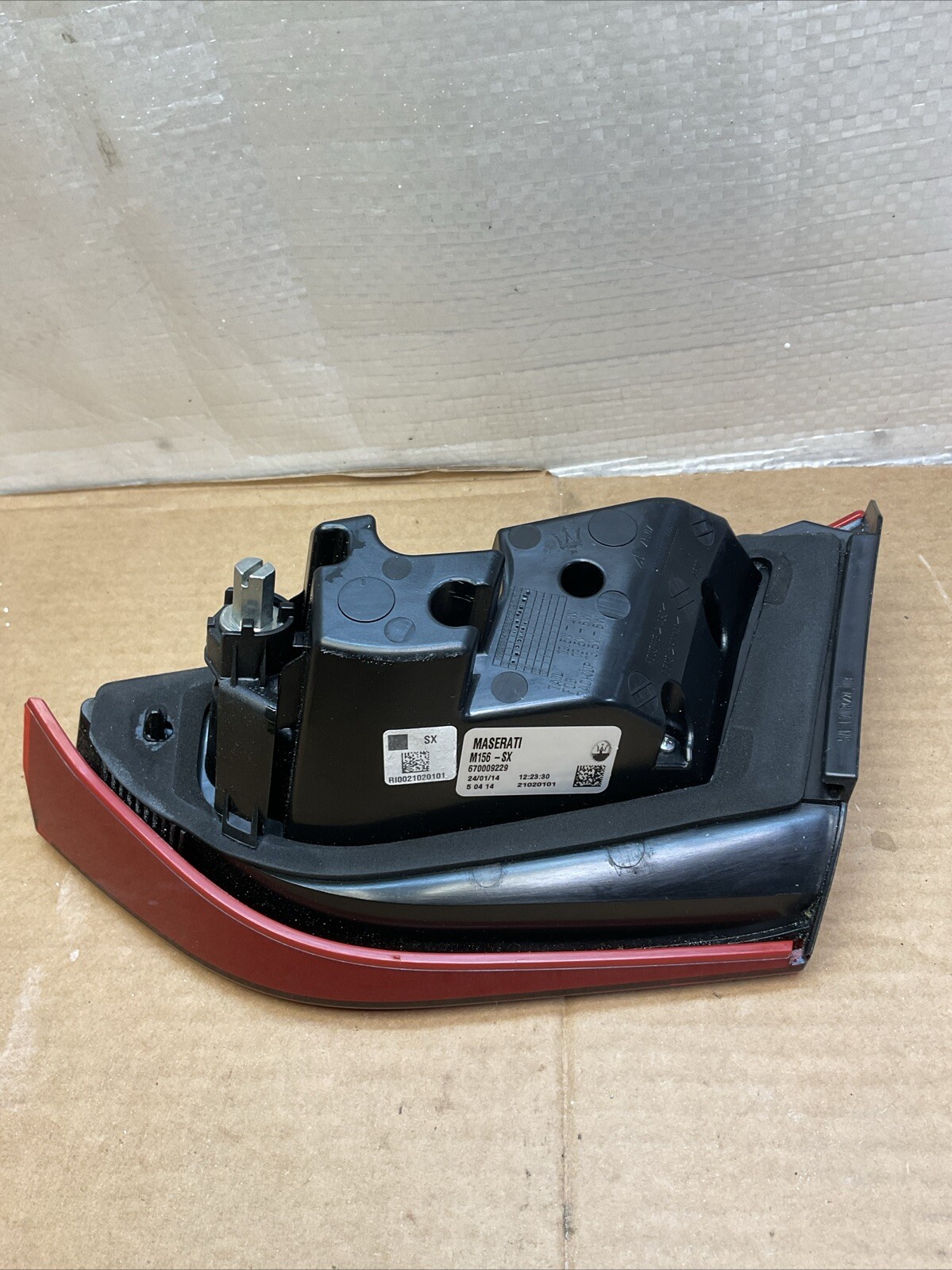 MASERATI QUATTROPORTE REAR LEFT SIDE INNER TAILLIGHT LIGHT LAMP OEM 2014-2020