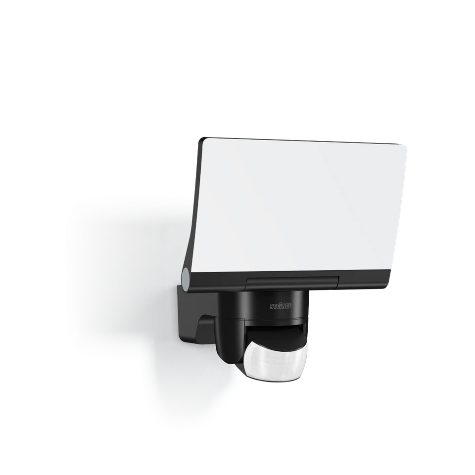 Steinel LED-Strahler XLED home 2 S Schwarz 180° Bewegungsmelder Außenstrahler