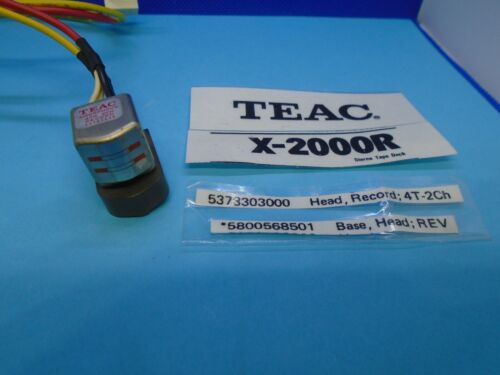 For Teac X-2000R Or X-2000Rbl Reverse Record Head 4T-2CH P/N 5373303000 Used - Picture 1 of 10