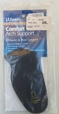 Comfort Cushion Arch Support By J.T. Foote Mens Small Size 6-7