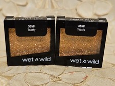 2-Wet n Wild-Color Icon-Glitter Eyeshadow-Single- 355C TOASTY-NEW 
