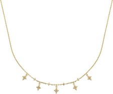 Collier en Plaqué Or 18 carats - Multiples Pendants en Croix Baroque 