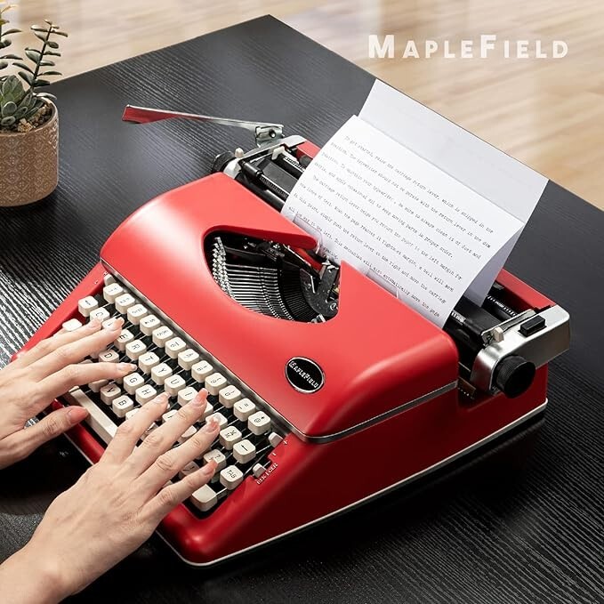 Maplefield Manual Typewriter Real Vintage Typewriter Cute Desk