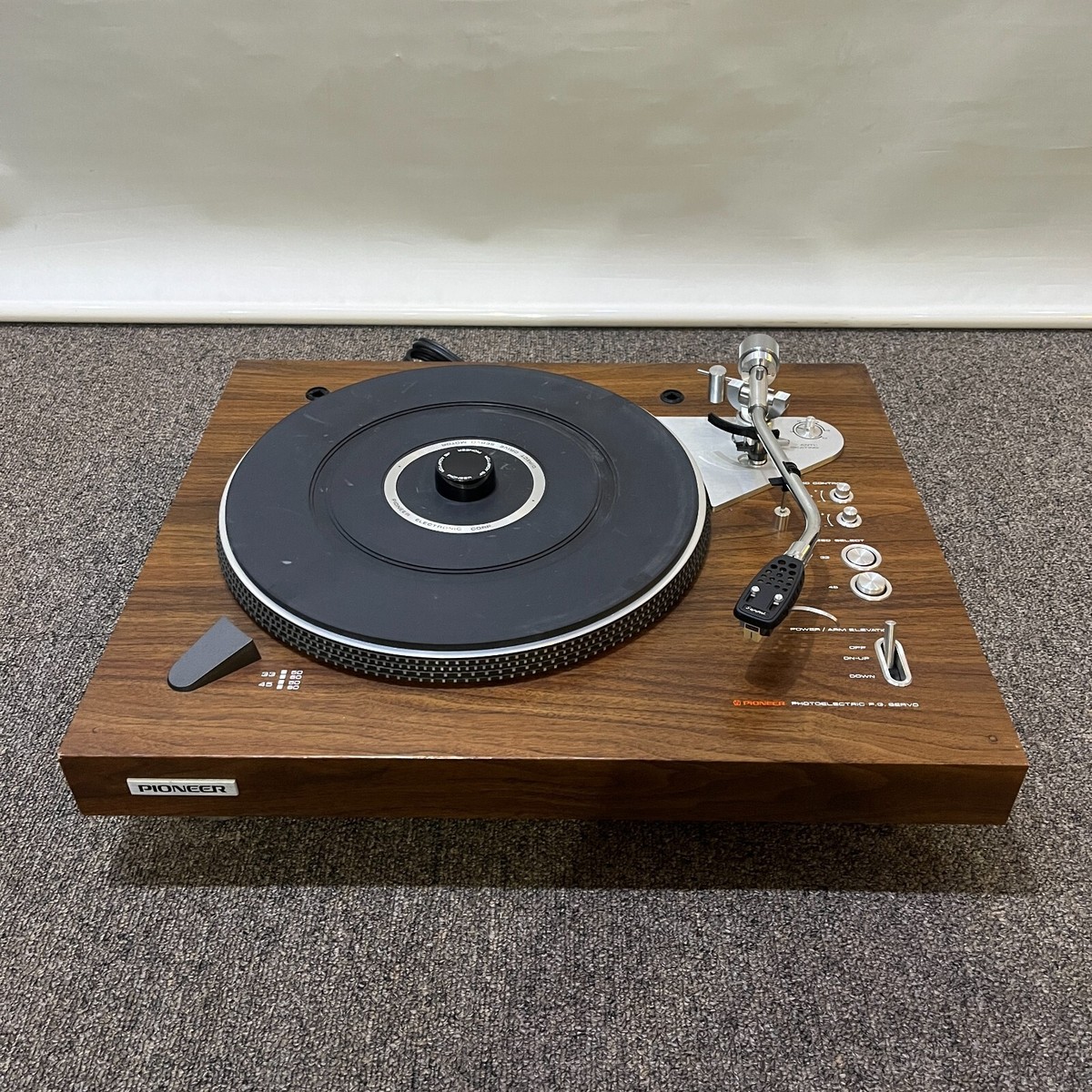 Pioneer PL-1250 Direct Drive Player Turntable Vintage Record