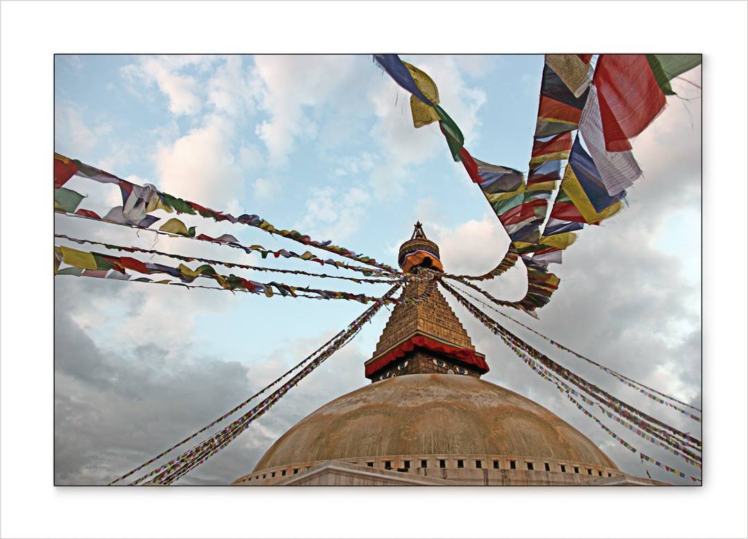 LARGE 25 7"x6" Tibetan Buddhist Prayer Flag Wind Horse Om Handmade FAIRTRADE