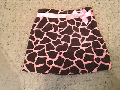 Gymboree Girls Giraffe Skirt Zipper Adjustable waist Size 9 NWOT Velvet 2004