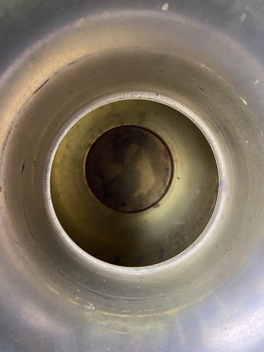 Vtg Wells Fargo & Co Overland Stage Brass Spittoon Hanstai Taiwan - Picture 15 of 22