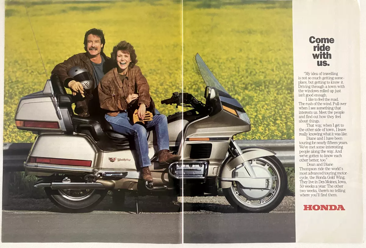 Honda Motorcycles Gold Wing NX 125 XR 7 Pages Vintage 1988