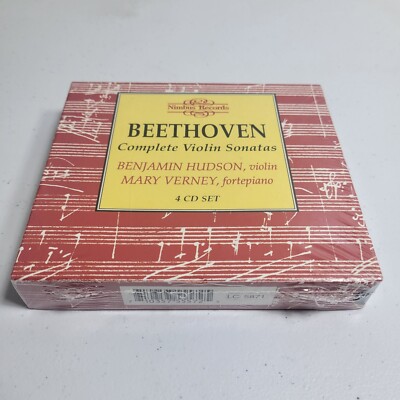SEALED! BENJAMIN HUDSON BEETHOVEN: COMPLETE VIOLIN SONATAS NEW CD. FAST SHIPPING